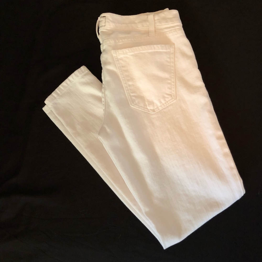 Current/Elliott white skinny jeans sz 26